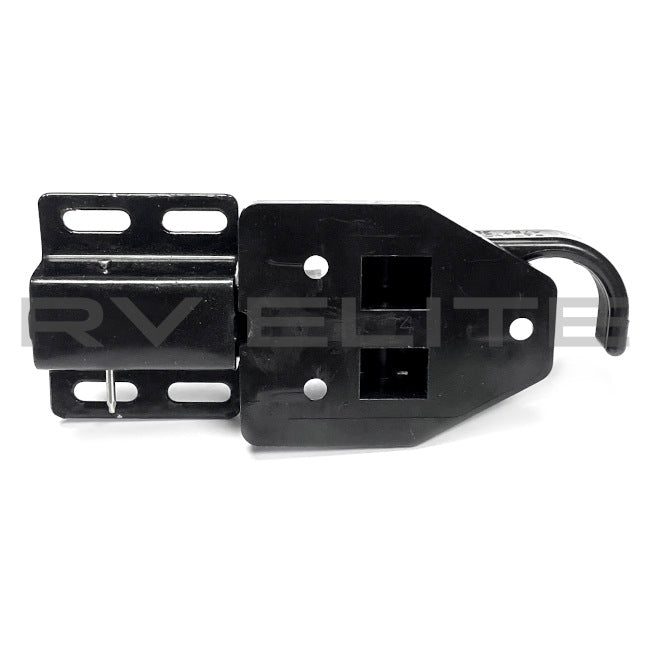RV Screen Door Latch 3-Piece Kit Black | For Class A Motorhomes & RVs - American Coach, Holiday Rambler, Fleetwood, Monaco Coach