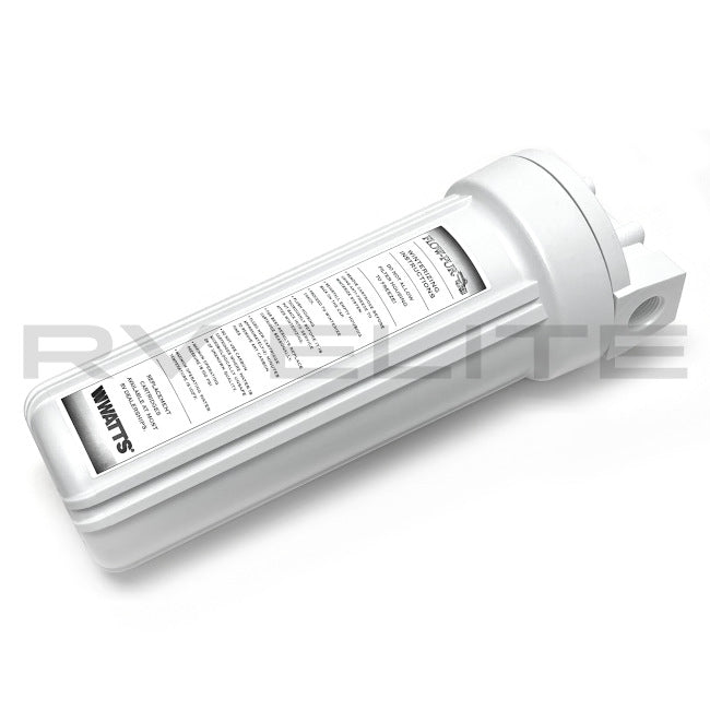 RV Flow-Pur Water Filter Housing Canister | For Class A Motorhomes & RVs - American Coach, Holiday Rambler, Fleetwood, Monaco Coach