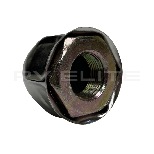 RV Lug Nut & Chrome Cover Assembly, REV Group - American Coach, Holiday Rambler, Fleetwood, Monaco Coach