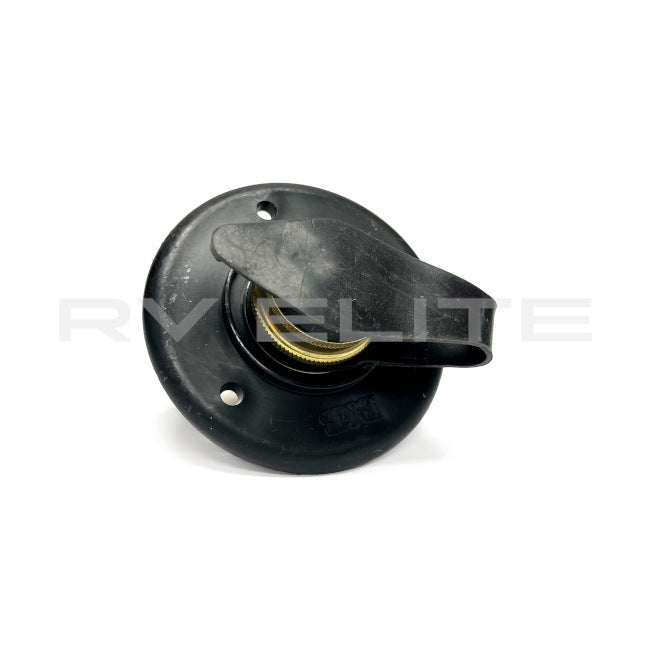 RV City Water Inlet Black | For Class A Motorhomes & RVs - American Coach, Holiday Rambler, Fleetwood, Monaco Coach