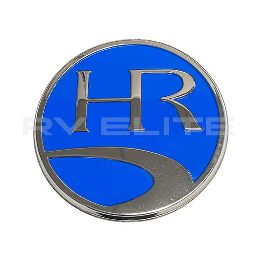 RV Holiday Rambler Emblem Shield Small Light Blue ABS 5" 10024684, REV Group - Holiday Rambler