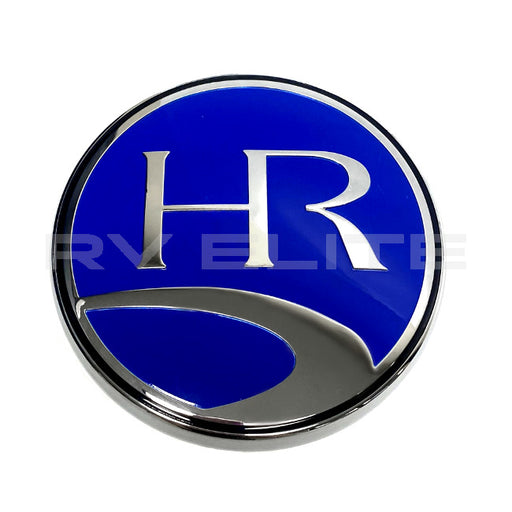 RV Holiday Rambler Emblem Shield Large Dark Blue ABS 7" 10112054, REV Group - Holiday Rambler
