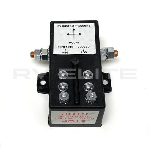 New - RV Battery Disconnect Solenoid without Harness 10101358, REV Group - American Coach, Holiday Rambler, Fleetwood, Monaco Coach