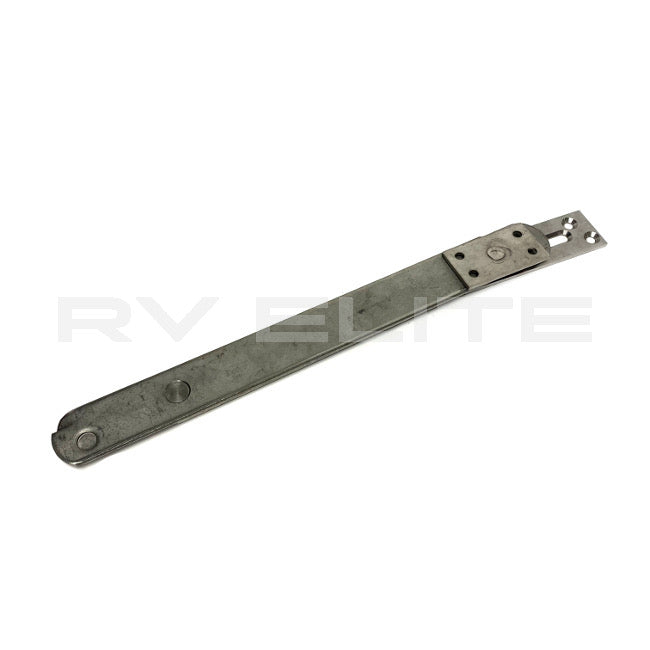 New - RV Swing Arm for Entry Door Stainless Steel Short Version 10101924, (hinge, closer, swing arm, scissor closures), REV Group - American Coach, Holiday Rambler, Fleetwood, Monaco Coach