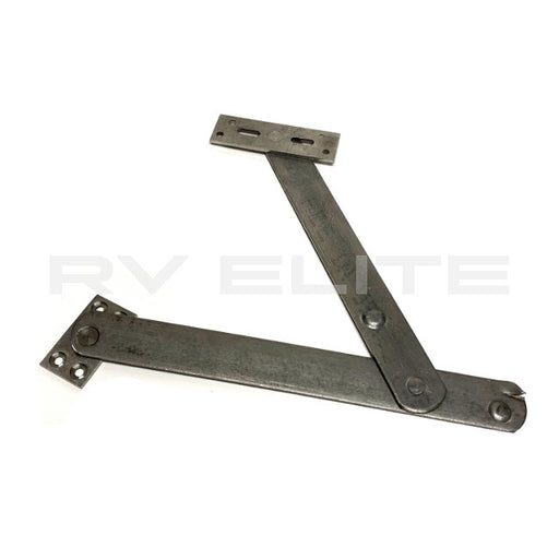 New -  RV Swing Arm for Entry Door Stainless Steel Short Version 10101924, (hinge, closer, swing arm, scissor closures), REV Group - American Coach, Holiday Rambler, Fleetwood, Monaco Coach