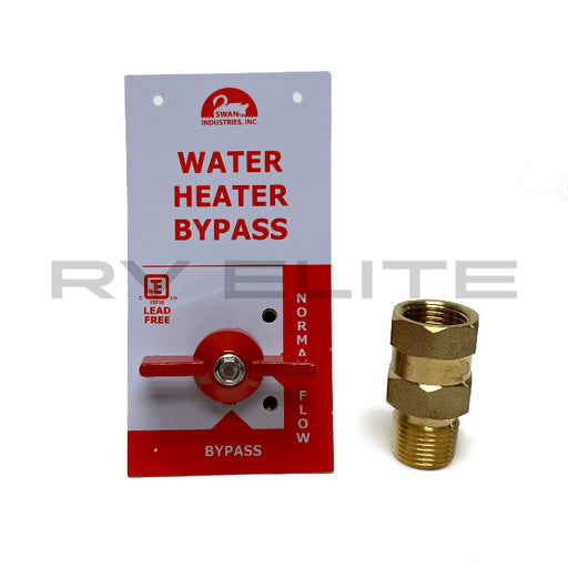 New - RV Water Heater Bypass with Check Valve 10113827, REV Group - American Coach, Holiday Rambler, Fleetwood, Monaco Coach