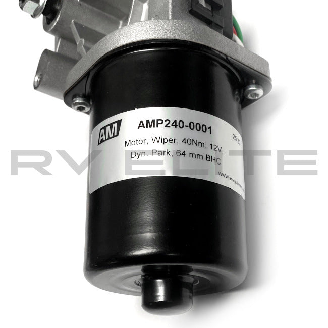 RV Wiper Motor 12V Dynamic Park 10118288, REV Group - American Coach, Holiday Rambler, Fleetwood, Monaco Coach