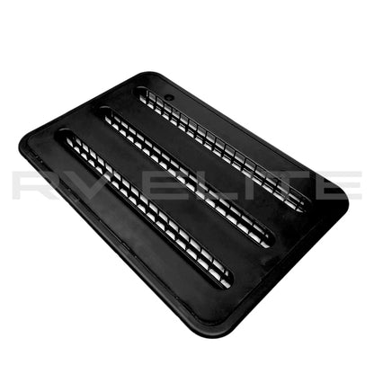 RV Dometic Refrigerator Side Vent Black 24" x 16.25"