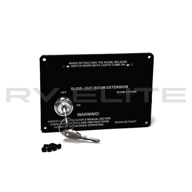 RV HWH RAP64663 Operators Panel Travel Lock for Slide-Out Room | For Class A Motorhomes & RVs - American Coach, Holiday Rambler, Fleetwood, Monaco Coach