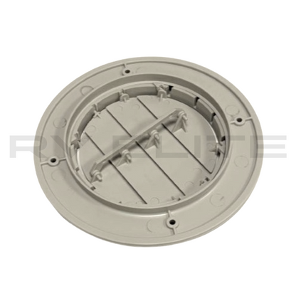 RV Round A/C Vent Port 6.5" Greige Color