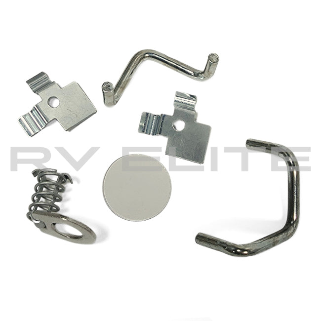 RV Atwood Water Heater Door Hardware Kit | For Class A Motorhomes & RVs - American Coach, Holiday Rambler, Fleetwood, Monaco Coach