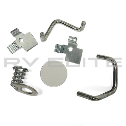 RV Atwood Water Heater Door Hardware Kit | For Class A Motorhomes & RVs - American Coach, Holiday Rambler, Fleetwood, Monaco Coach
