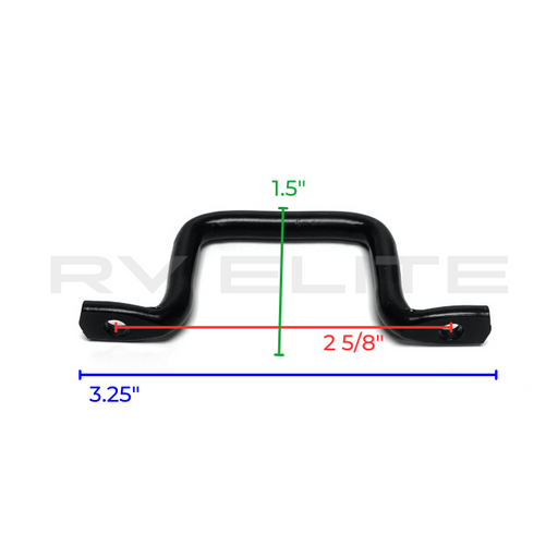 RV Luggage Door Lock Catch Striker 1.5 x 3.25  | For Class A Motorhomes & RVs - American Coach, Holiday Rambler, Fleetwood, Monaco Coach