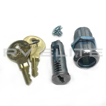 RV CH751 Key Set with Lock Cylinder 1 3/8" | For Class A Motorhomes & RVs - American Coach, Holiday Rambler, Fleetwood, Monaco Coach