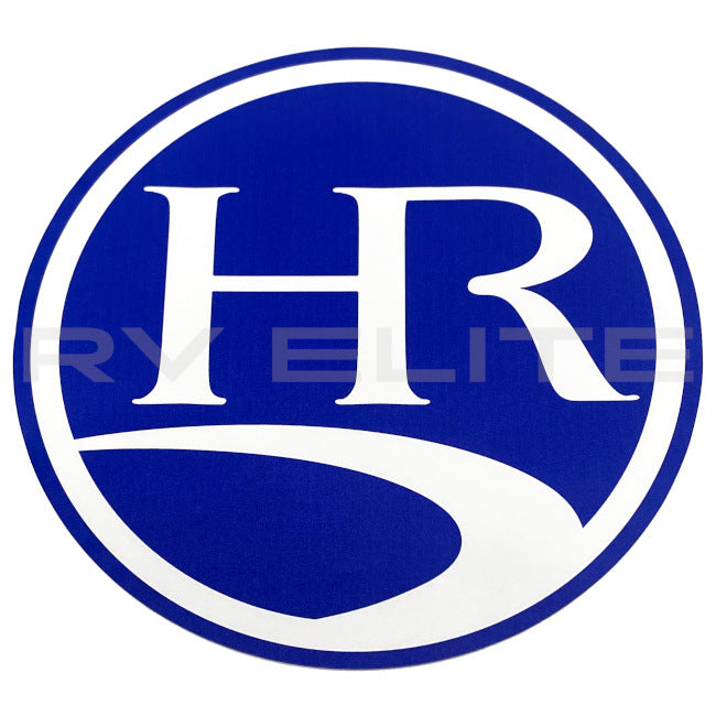 RV Holiday Rambler Blue Logo Decal 7.5