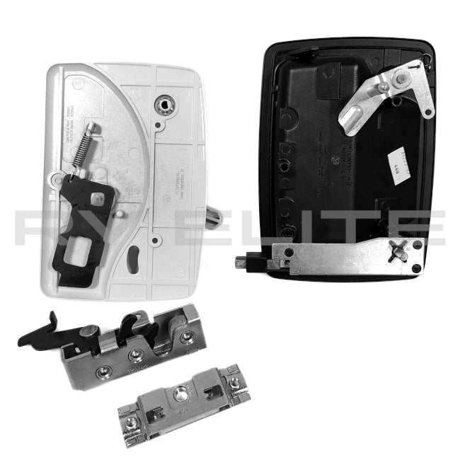 RV Interior & Exterior Entry Door Handle Kit, Short Deadbolt