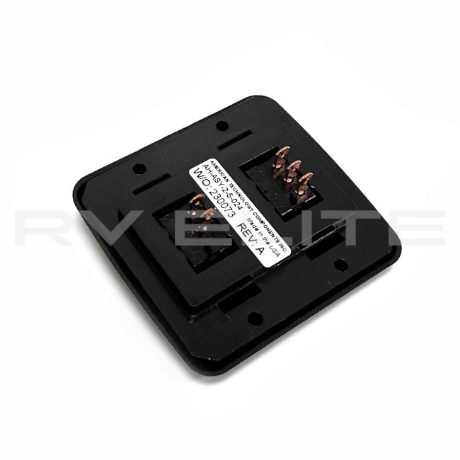 RV Carefree Awning Rocker Switch R019468-006 | For Class A Motorhomes & RVs - American Coach, Holiday Rambler, Fleetwood, Monaco Coach