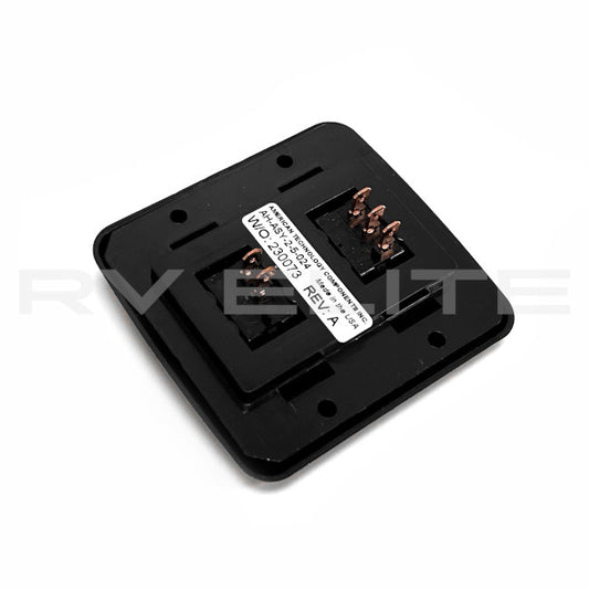 RV Carefree Awning Rocker Switch R019468-006 | For Class A Motorhomes & RVs - American Coach, Holiday Rambler, Fleetwood, Monaco Coach