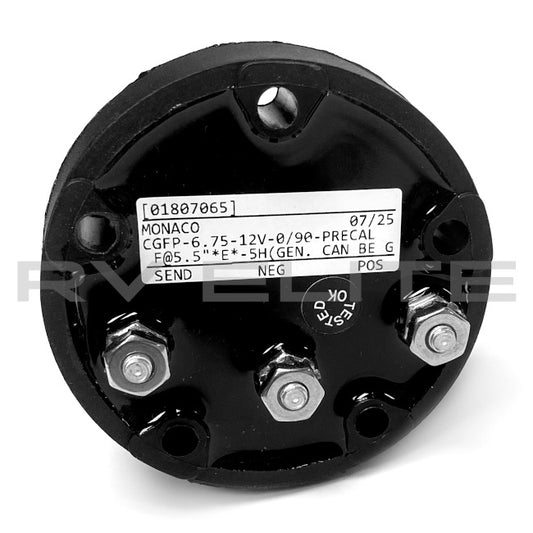 RV Fuel Sending 6.75" Unit 10101386 | For Class A Motorhomes & RVs - American Coach, Holiday Rambler, Fleetwood, Monaco Coach