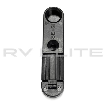 RV Plastic Window Crank Handle Black | For Class A Motorhomes & RVs - American Coach, Holiday Rambler, Fleetwood, Monaco Coach