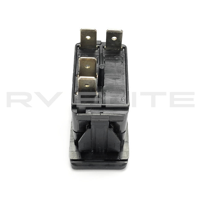 RV Map Lights On/Off Switch 4-Prong 12V | For Class A Motorhomes & RVs - American Coach, Holiday Rambler, Fleetwood, Monaco Coach