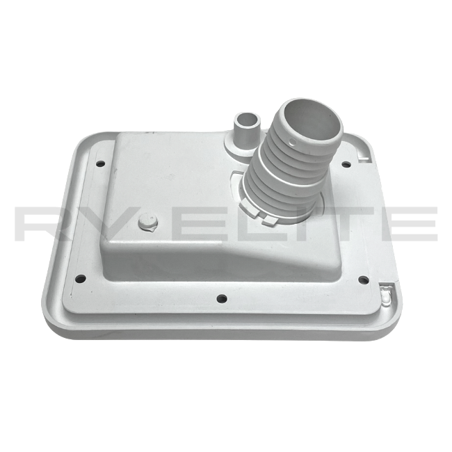 RV Water Fill Port w/ White Door & Lock 6.25" x 5" | For Class A Motorhomes & RVs - American Coach, Holiday Rambler, Fleetwood, Monaco Coach