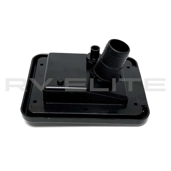 RV Water Fill Port w/ Black Door & Lock 6.25" x 5" | For Class A Motorhomes & RVs - American Coach, Holiday Rambler, Fleetwood, Monaco Coach