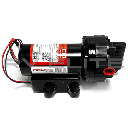 RV REMCO Aquajet Water Pump 12V, 5.3 GPM, 65 PSI | For Class A Motorhomes & RVs - American Coach, Holiday Rambler, Fleetwood, Monaco Coach