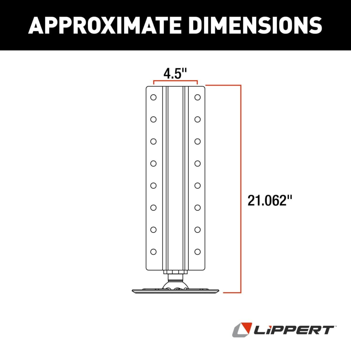 RV Lippert Level Up Jack 8,000 lbs. Capacity