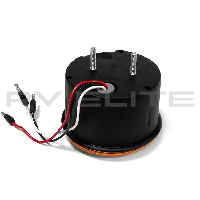 RV 4" Amber Lens Turn Light 12V 10005485 | For Class A Motorhomes & RVs - American Coach, Holiday Rambler, Fleetwood, Monaco Coach