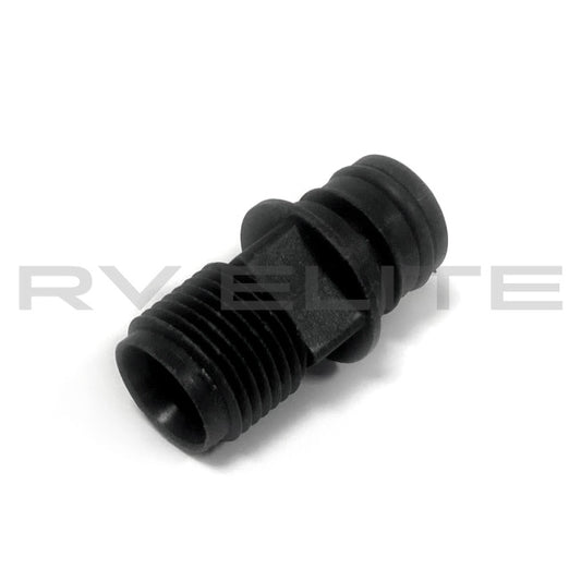 RV Fresh Water Fitting 3/4" Quick Connect x 1/2" Male NPT | For Class A Motorhomes & RVs - American Coach, Holiday Rambler, Fleetwood, Monaco Coach