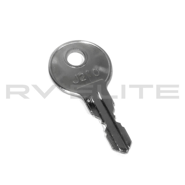 RV J210 Key for Lock Cylinder, 10115814 | For Class A Motorhomes & RVs - American Coach, Holiday Rambler, Fleetwood, Monaco Coach