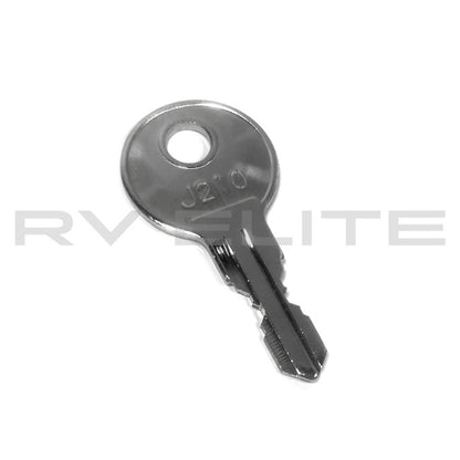 RV J210 Key for Lock Cylinder, 10115814 | For Class A Motorhomes & RVs - American Coach, Holiday Rambler, Fleetwood, Monaco Coach