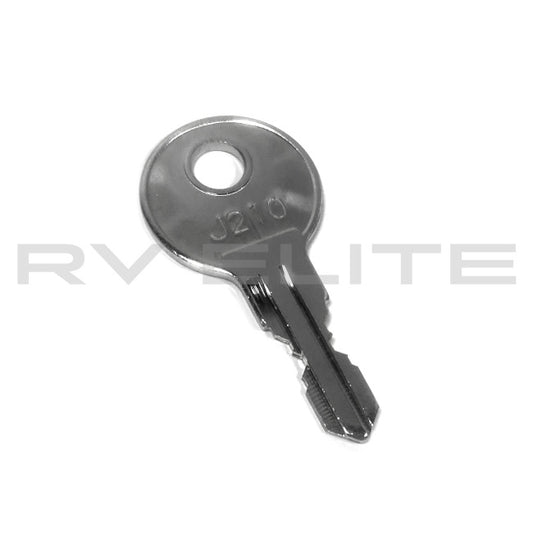 RV J210 Key for Lock Cylinder, 10115814 | For Class A Motorhomes & RVs - American Coach, Holiday Rambler, Fleetwood, Monaco Coach