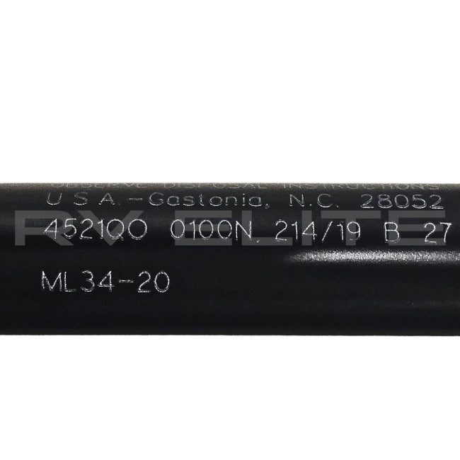 RV Gas Strut 20 lbs. 20" Extended, Master-Lift ML34-20 | For Class A Motorhomes & RVs - American Coach, Holiday Rambler, Fleetwood, Monaco Coach