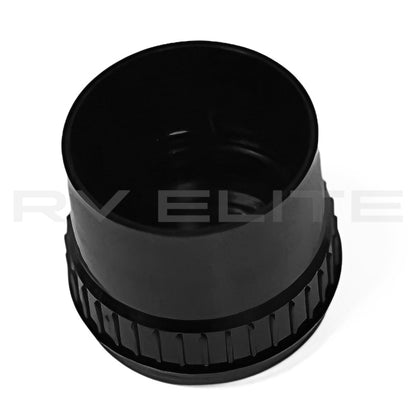 RV Black Dash Vent/Louver 2.5" Round 10006427 | For Class A Motorhomes & RVs - American Coach, Holiday Rambler, Fleetwood, Monaco Coach