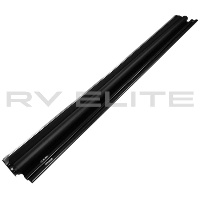 RV MCD Manual Double Shade Assembly Black 55" x 52" | For Class A Motorhomes & RVs - American Coach, Holiday Rambler, Fleetwood, Monaco Coach