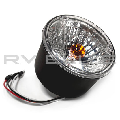 RV 4" Clear Lens / Amber Bulb Turn Light 12V 10768402 | For Class A Motorhomes & RVs - American Coach, Holiday Rambler, Fleetwood, Monaco Coach