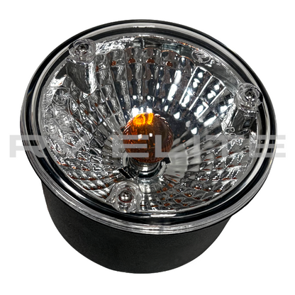 RV 4" Clear Lens / Amber Bulb Turn Light 12V 10768402 | For Class A Motorhomes & RVs - American Coach, Holiday Rambler, Fleetwood, Monaco Coach