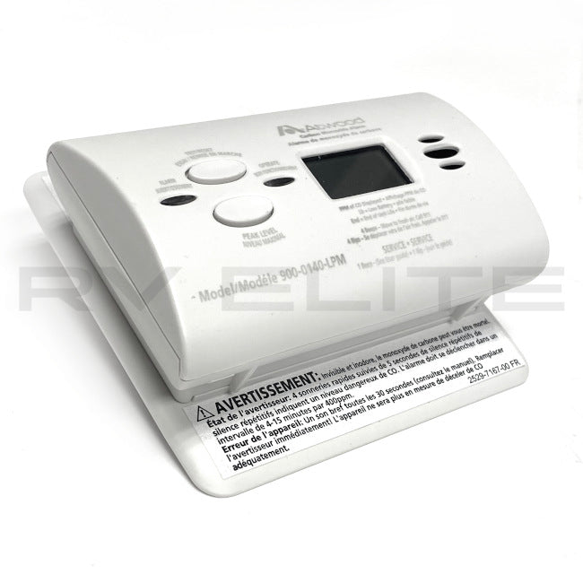 RV Atwood Carbon Monoxide Alarm Battery Powered 900-0140-LPM | For Class A Motorhomes & RVs - American Coach, Holiday Rambler, Fleetwood, Monaco Coach