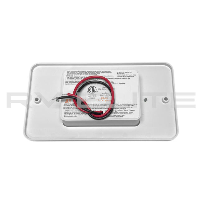 RV Safe-T-Alert Carbon Monoxide Detector White with Bezel | For Class A Motorhomes & RVs - American Coach, Holiday Rambler, Fleetwood, Monaco Coach