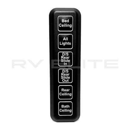 RV Control Panel for Ceiling Lights | For Class A Motorhomes & RVs - American Coach, Holiday Rambler, Fleetwood, Monaco Coach