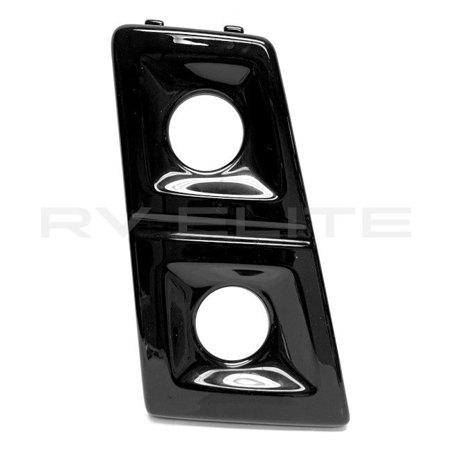 RV Rear Tail light Bezel Black ABS at RV Elite Parts - American Coach, Holiday Rambler, Fleetwood, Monaco Coach