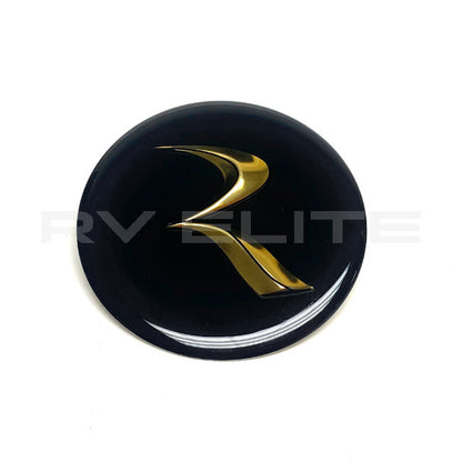 RV Flying "R" Decal Roadmaster 2 1/2" - American Coach, Holiday Rambler, Fleetwood, Monaco Coach
