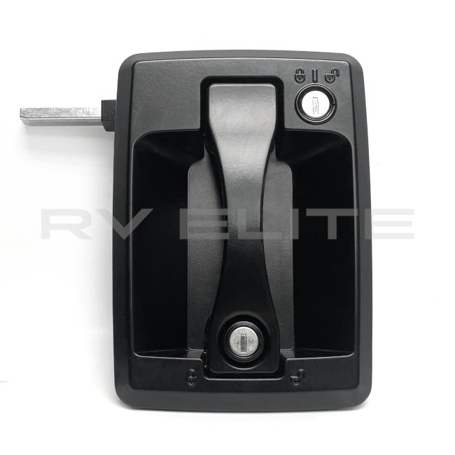 RV Complete Entry Door Lock Assembly, REV Group - American Coach, Holiday Rambler, Fleetwood, Monaco Coach