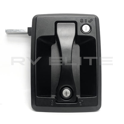 RV Complete Entry Door Lock Assembly, REV Group - American Coach, Holiday Rambler, Fleetwood, Monaco Coach