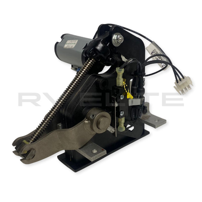 RV HWH Left Travel Clamp for Leveling System, REV Group - American Coach, Holiday Rambler, Fleetwood, Monaco Coach