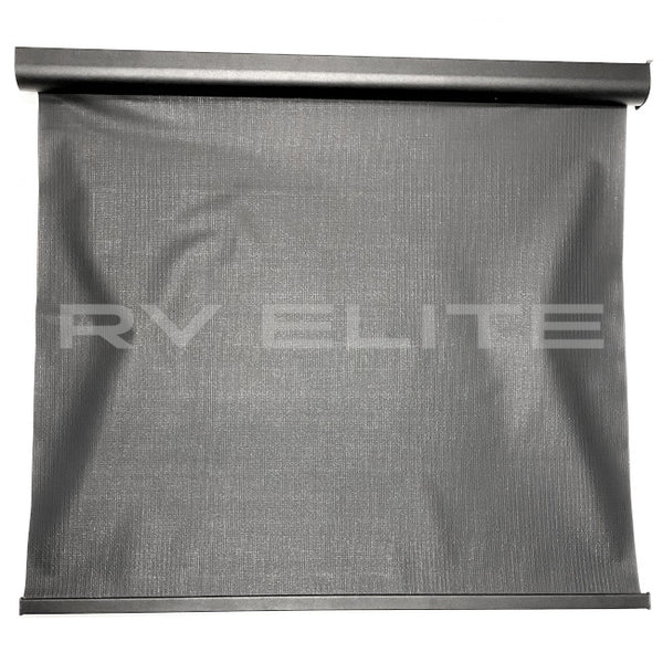 RV Auto Motion Shade Power Sunvisor 40 in. x 30 in. with Integrated Mo ...