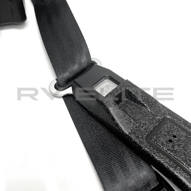 RV Universal Seatbelt with 3 Points, REV Group - American Coach, Holiday Rambler, Fleetwood, Monaco Coach