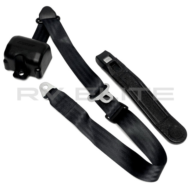 RV Universal Seatbelt with 3 Points, REV Group - American Coach, Holiday Rambler, Fleetwood, Monaco Coach